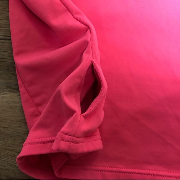 Women’s Columbia Pink Lightweight Omni Shade Hooded Workout Top Size L - Picture 8 of 12